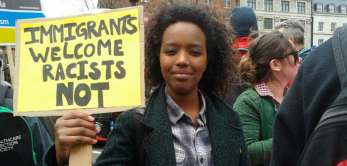 Migrants not to blame for UK problems. Support the Alliance for Free Movement