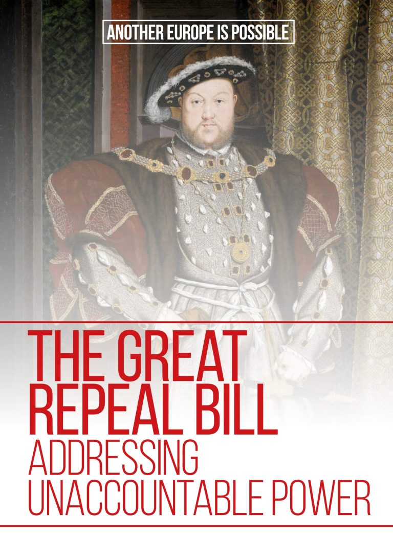 Briefing note: How the Great Repeal Bill threatens our democracy