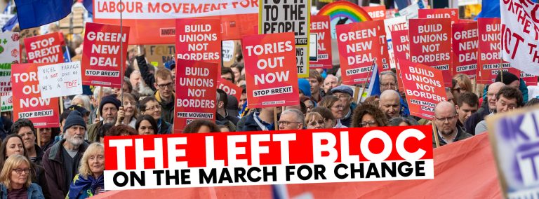 Left Bloc on the March for Change