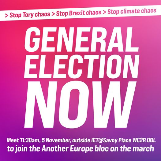 General election NOW: Join our bloc!