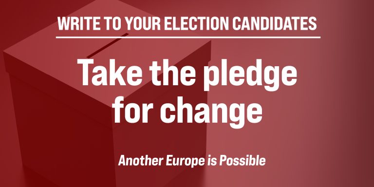 Write to your election candidates: take the pledge for change